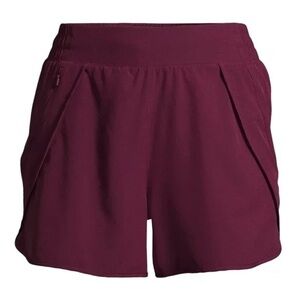 Avia Plum Metropolis Burgundy Running Shorts with Built-Ins